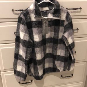 Checkered fleece